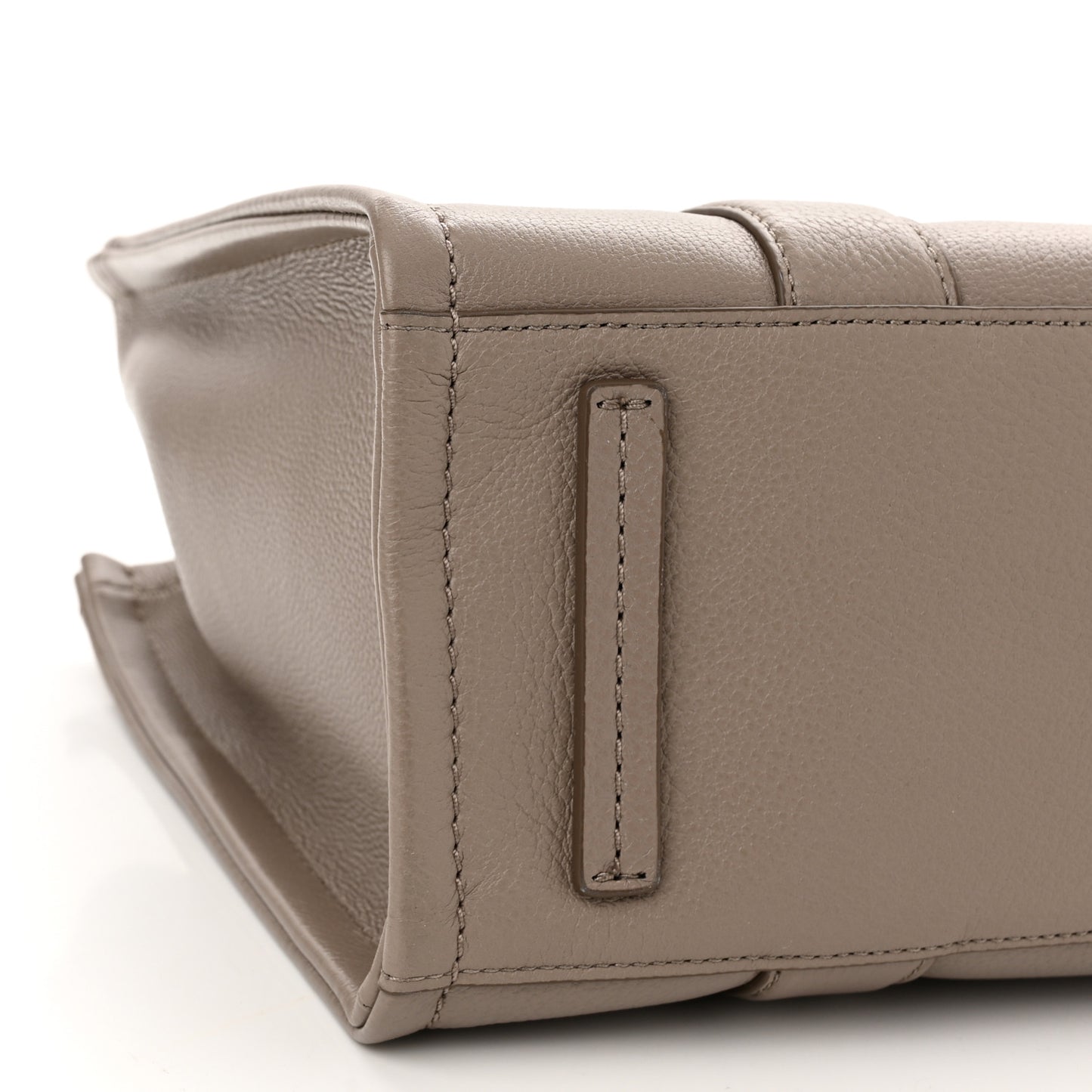 Grained Calfskin Medium The Tote Bag Grey