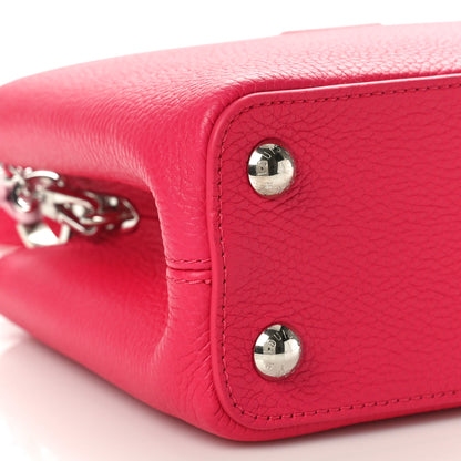 Louis Vuitton Taurillon Ostrich Capucines BB Magenta Calypso Pink 8 of 9