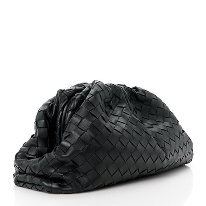 Bottega Veneta Nappa Maxi Intreccio The Pouch Oversized Clutch Black 3 of 11