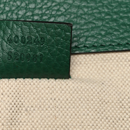 Gucci Pebbled Calfskin Small Dionysus Shoulder Bag Emerald 7 of 12