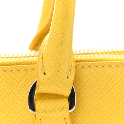Prada Saffiano Small Galleria Double Zip Tote Soleil 11 of 13