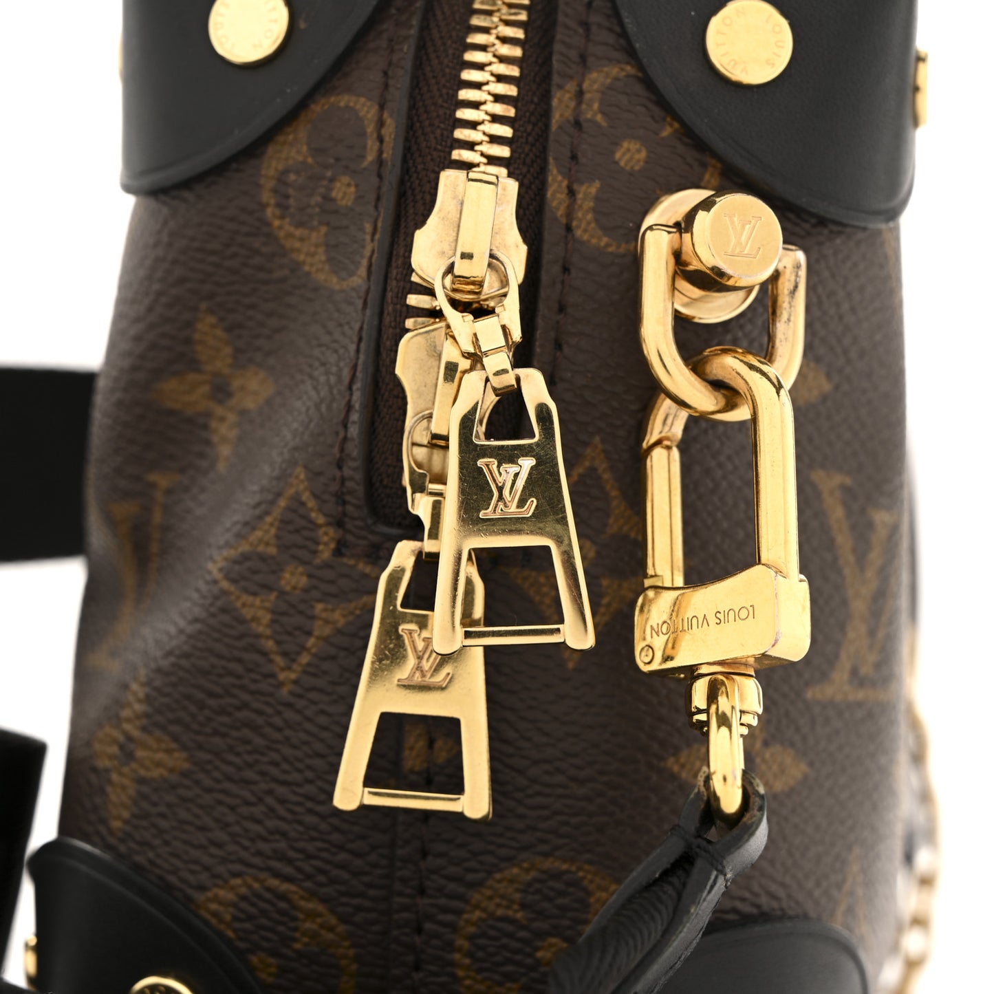 Monogram Petite Malle Souple Black