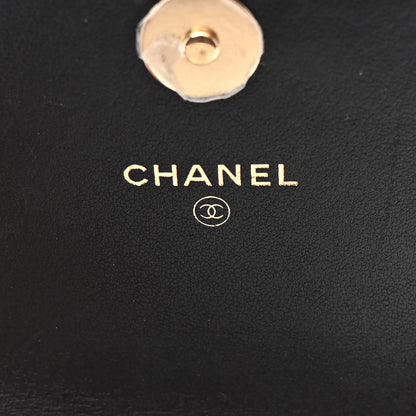 Chanel Caviar Quilted Bow Phone Holder Black 5 of 10