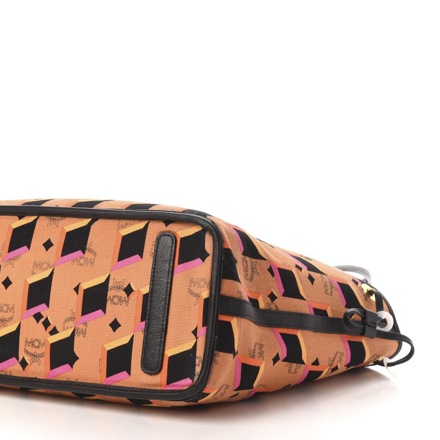 Visetos Medium Project Reversible Shopper Tote Cognac