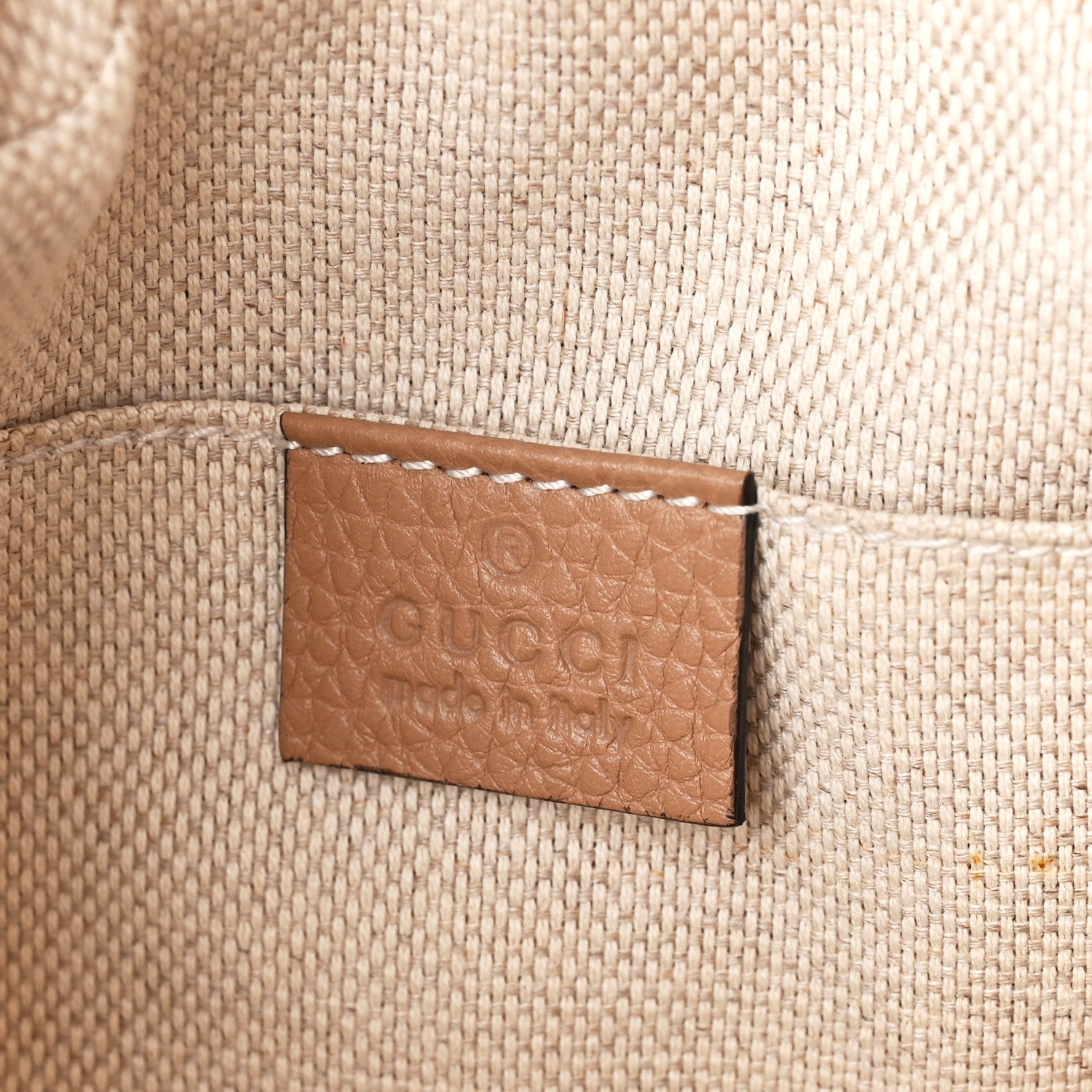 Gucci Pebbled Calfskin Small Soho Disco Bag Camelia 6 of 11