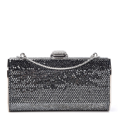 Judith Leiber Swarovski Crystal Minaudiere Clutch Silver 3 of 10
