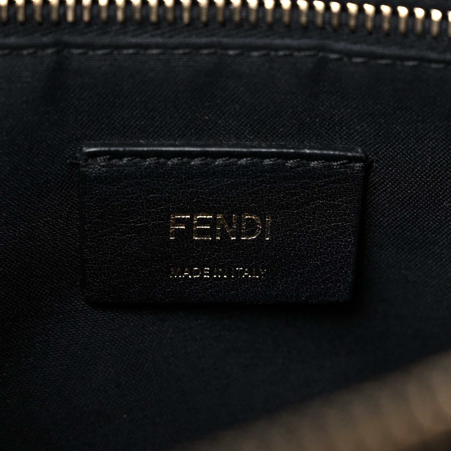 Fendi Vitello Dolce Monster Eyes Embossed Medium By The Way Boston Bag Black 5 of 11