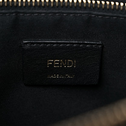 Fendi Vitello Dolce Monster Eyes Embossed Medium By The Way Boston Bag Black 5 of 11