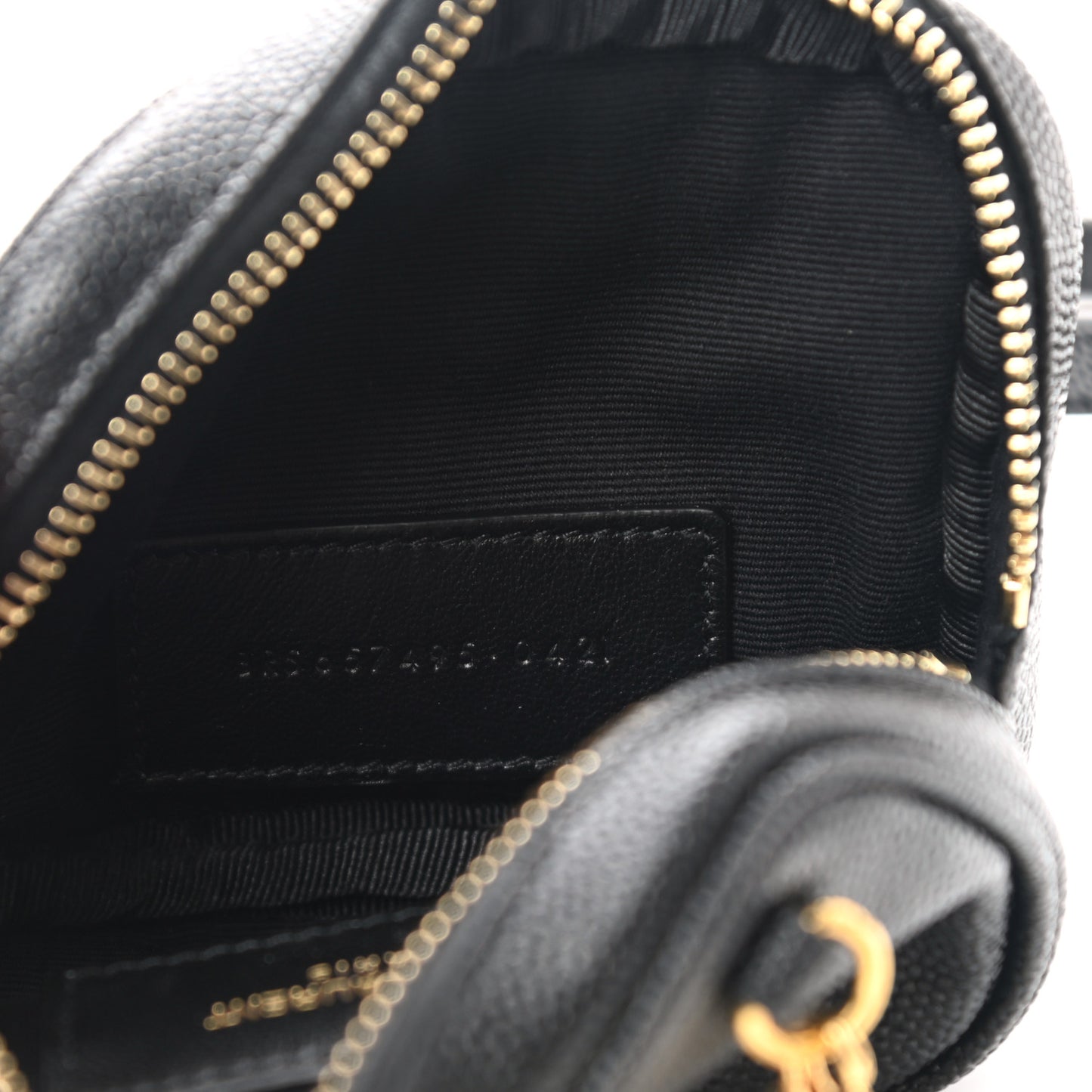 Grain De Poudre Matelasse Monogram Baby Lou Camera Bag Black