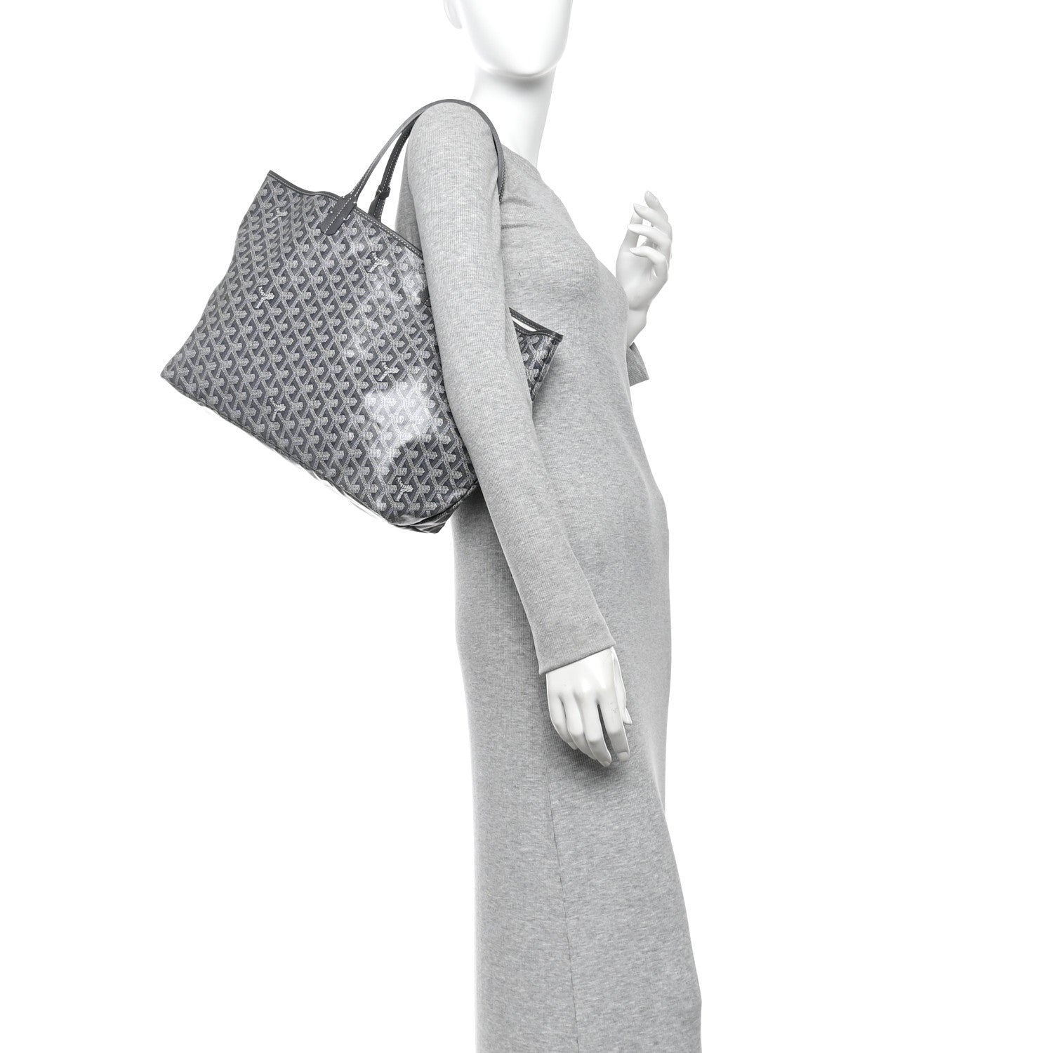 Goyard Goyardine Saint Louis PM Grey 2 of 11