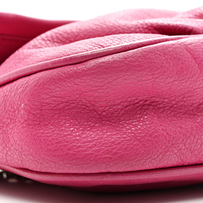 Fendi Vitello Flamingo Fendista Pouchette Crossbody Lampone 9 of 14