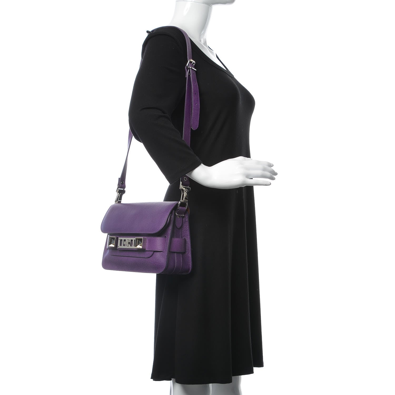 Proenza Schouler Calfskin Mini PS11 Classic Shoulder Bag Veruca 2 of 13