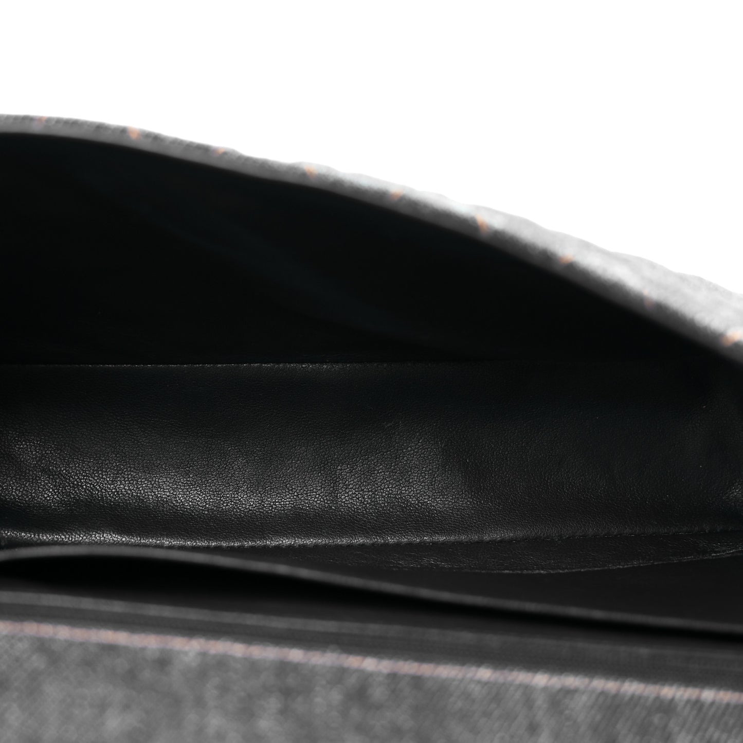Denim Quilted Tortoise Single Flap Blue