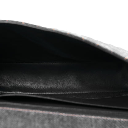 Chanel Denim Quilted Tortoise Single Flap Blue 5 of 12