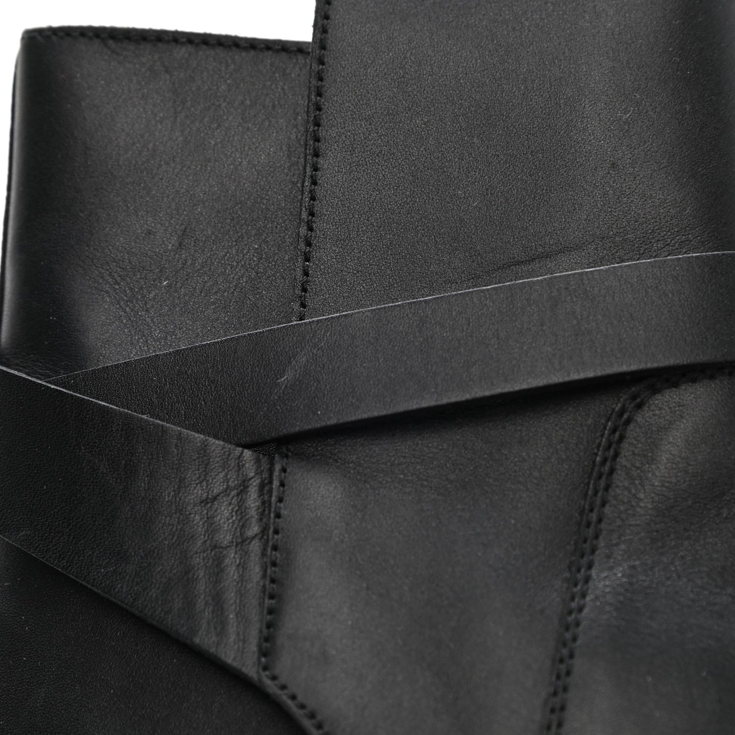 Calfskin Neo Low Boots 36.5 Black