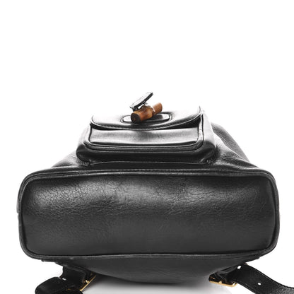 Gucci Calfskin Bamboo Backpack Black 13 of 13