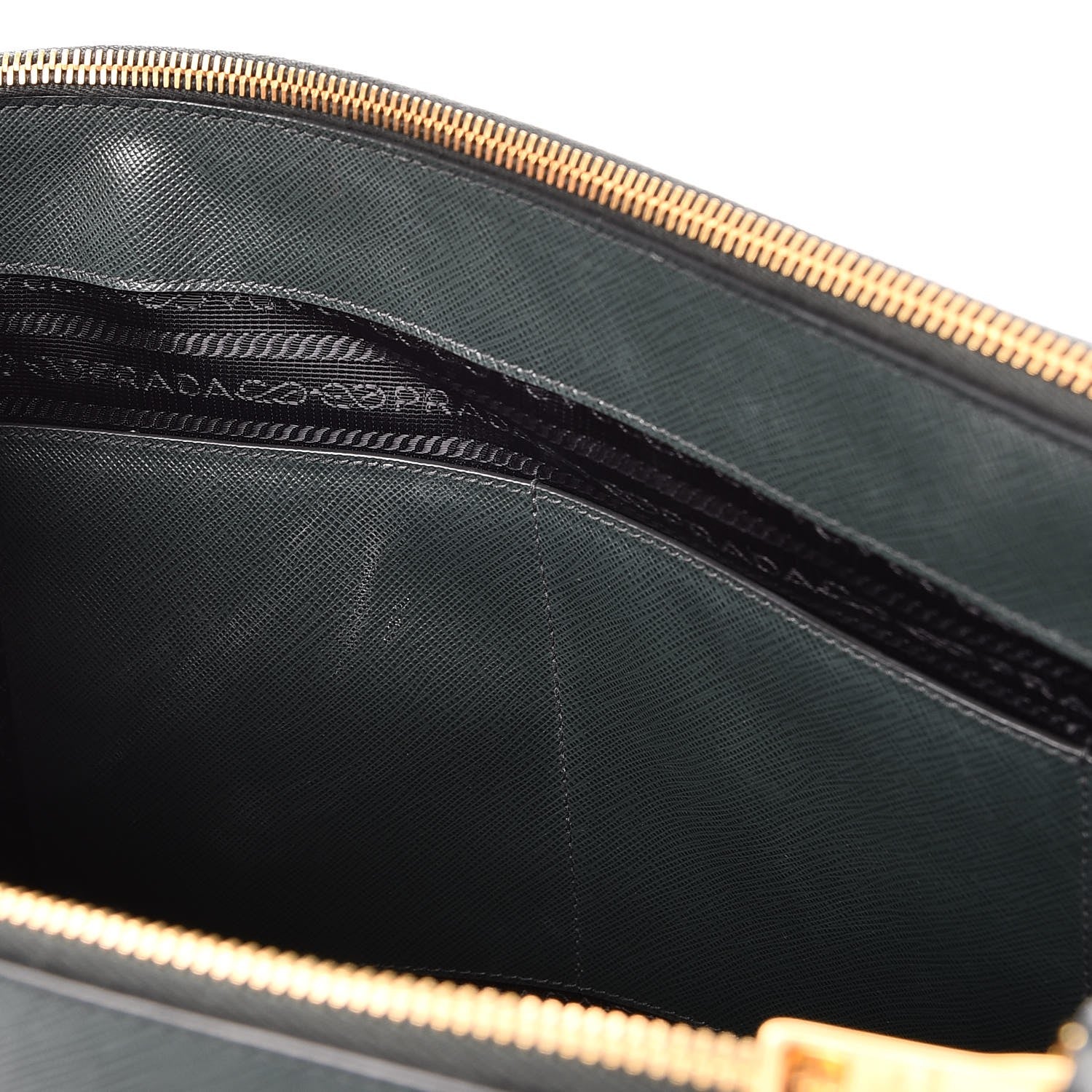 Prada Saffiano Medium Galleria Double Zip Tote Smeraldo 7 of 10
