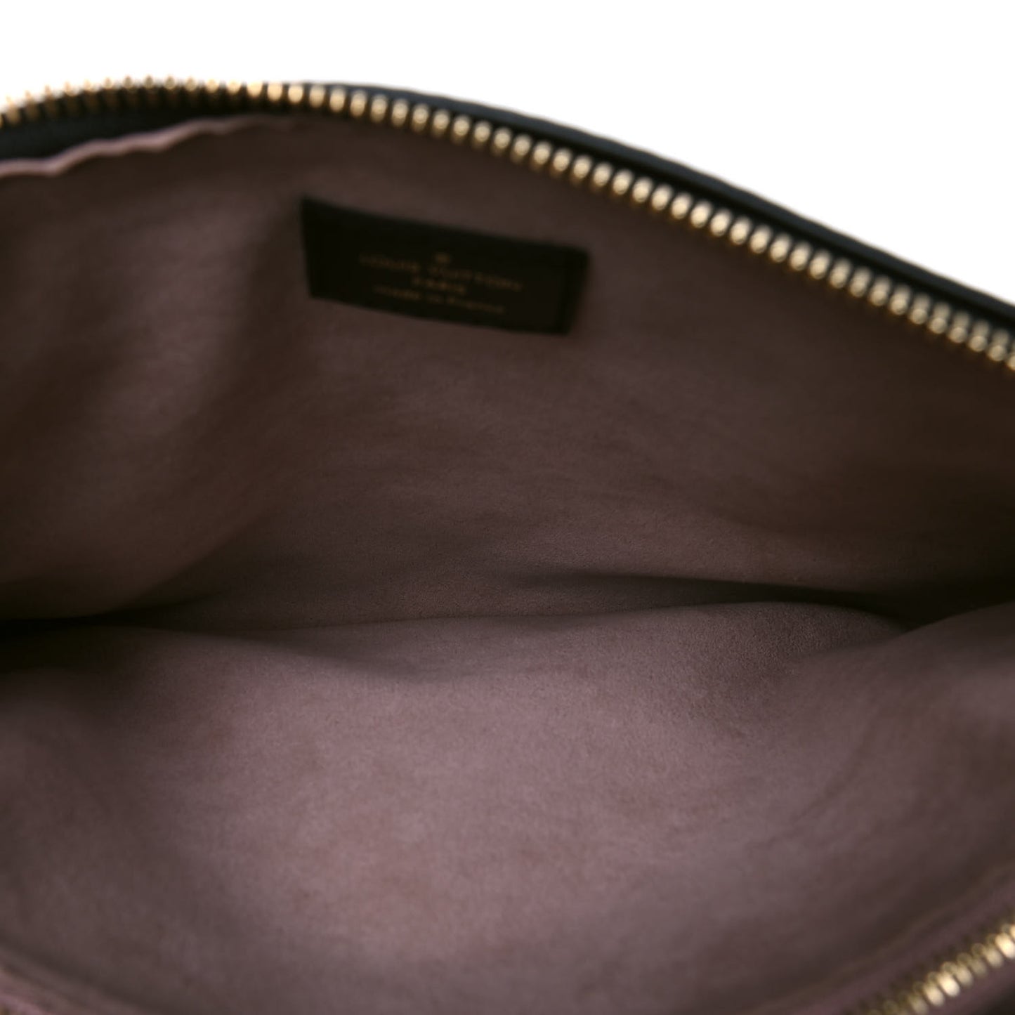 Lambskin Embossed Monogram Coussin PM Black