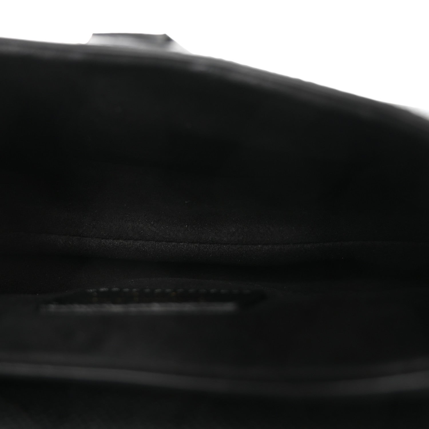 Christian Dior Grained Calfskin Mini Saddle Bag With Strap Black 6 of 11
