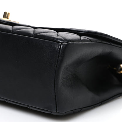 Chanel Lambskin Quilted Medium Mademoiselle Chic Flap Black 10 of 10