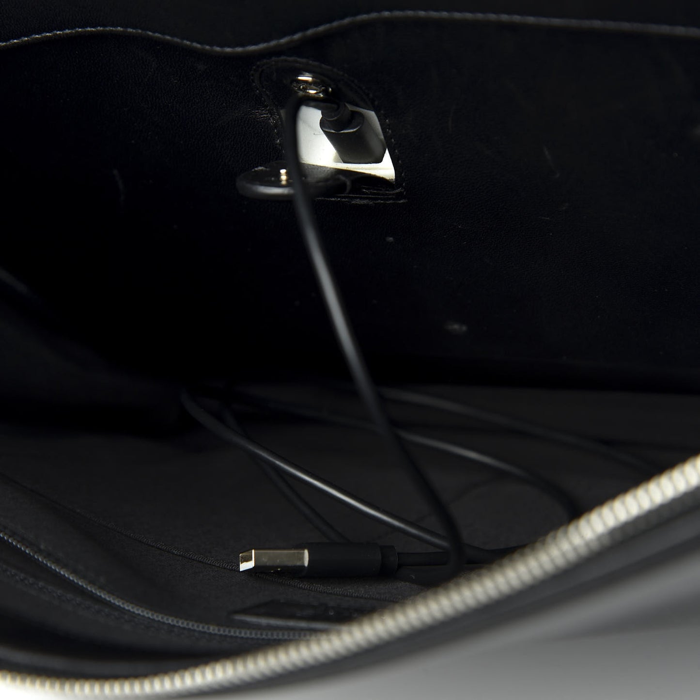 Lambskin LED Boy 2.0 Clutch Black