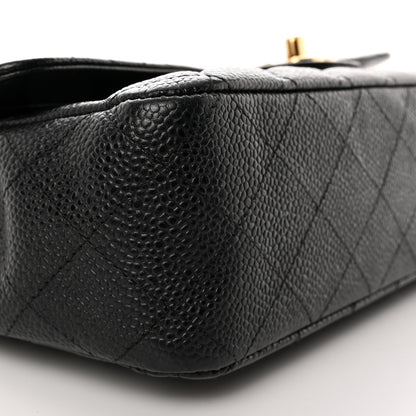 Chanel Caviar Quilted Medium Double Flap Black 9 of 16