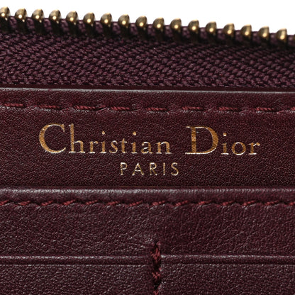 Christian Dior Calfskin J'adior Voyageur Wallet Deep Amarante 6 of 7