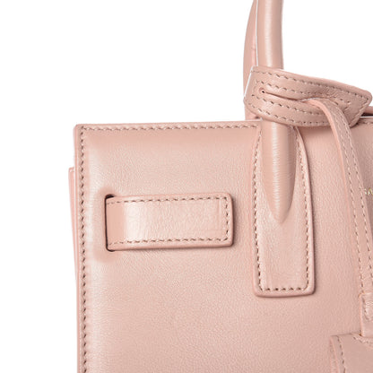 Saint Laurent Calfskin Nano Sac De Jour Pale Pink 10 of 21