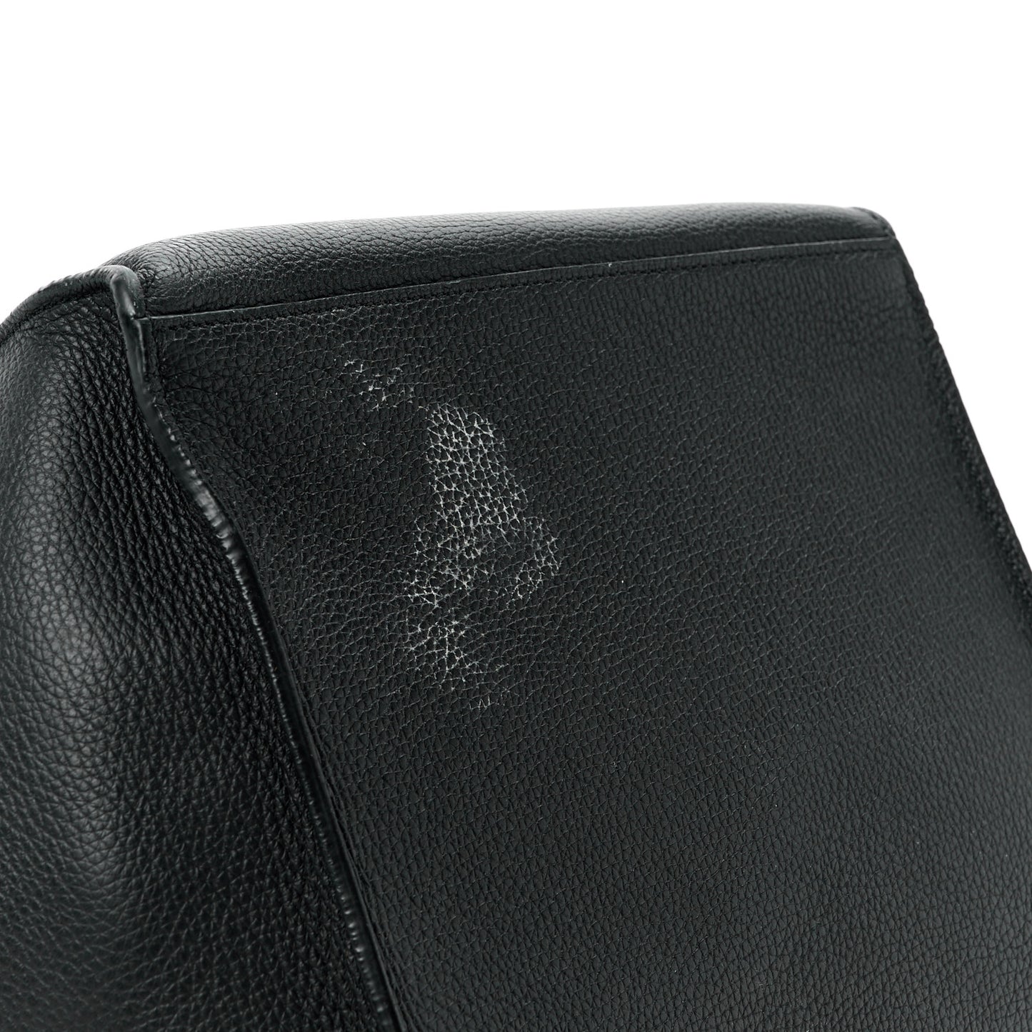 Supple Grained Calfskin Small Big Bag Black