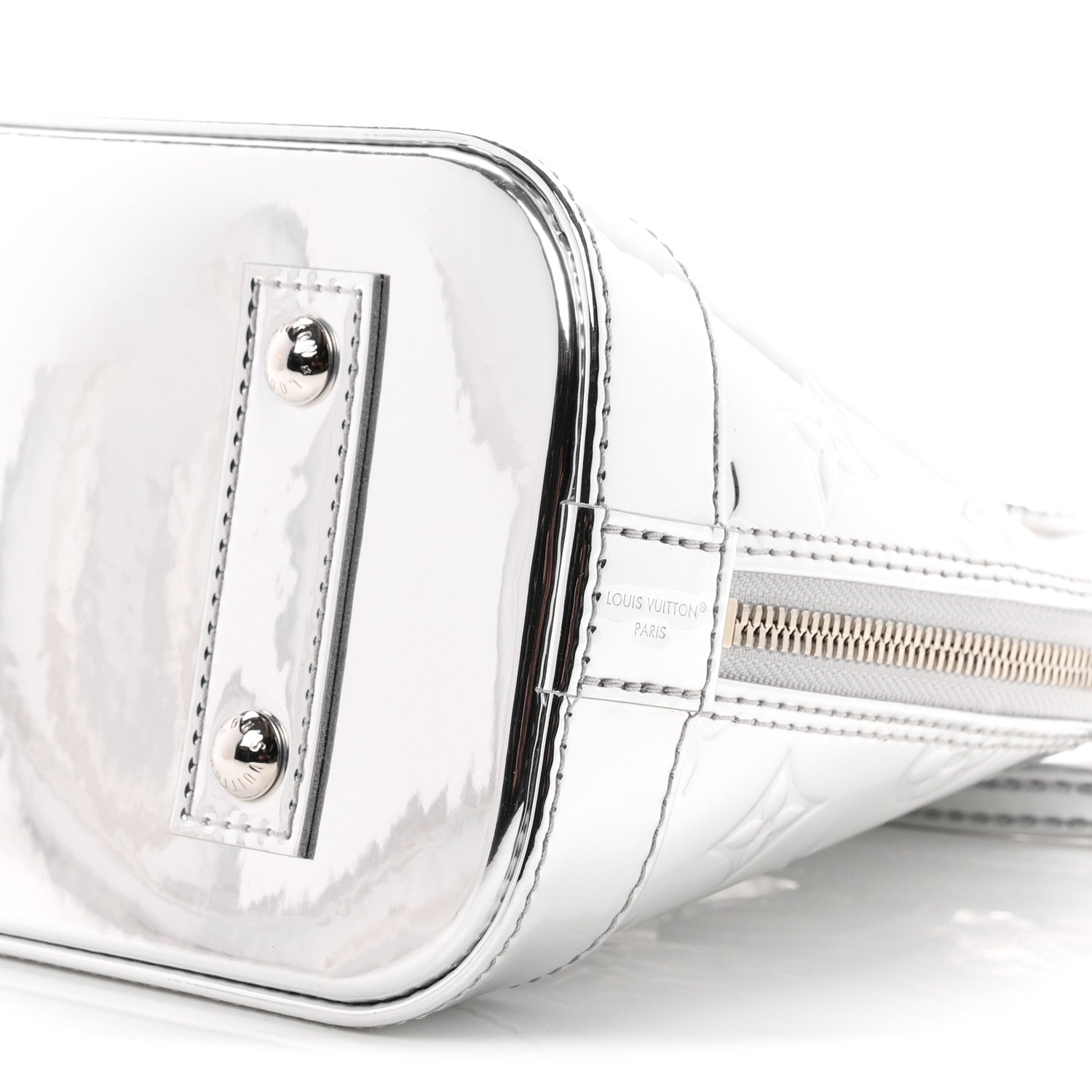 Louis Vuitton Monogram Miroir Alma BB Silver 8 of 9
