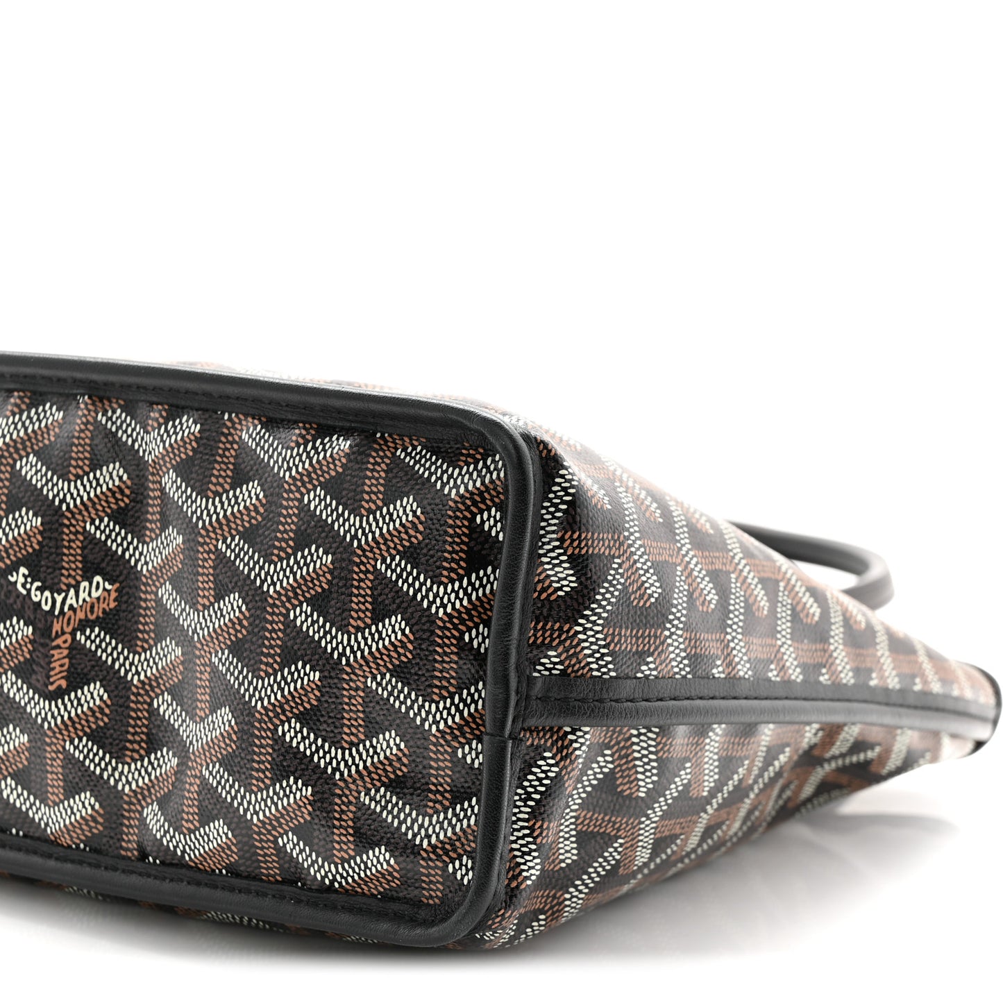 Goyardine Reversible Mini Anjou Black