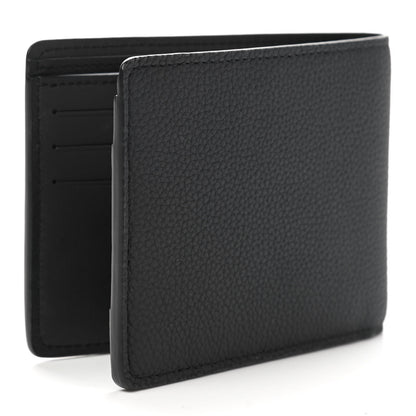 Louis Vuitton Grained Calfskin Aerogram Multiple Wallet Black 3 of 7