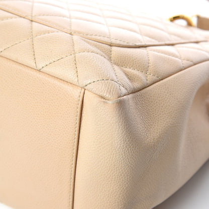 Chanel Caviar Quilted Grand Shopping Tote GST Beige Clair 25 of 27