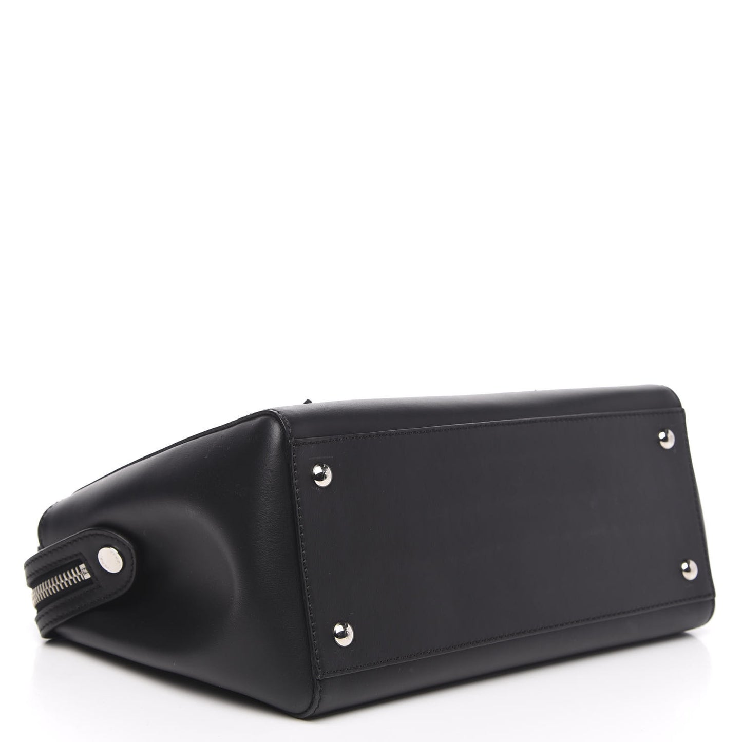 Calfskin Flowerland Dotcom Satchel Black