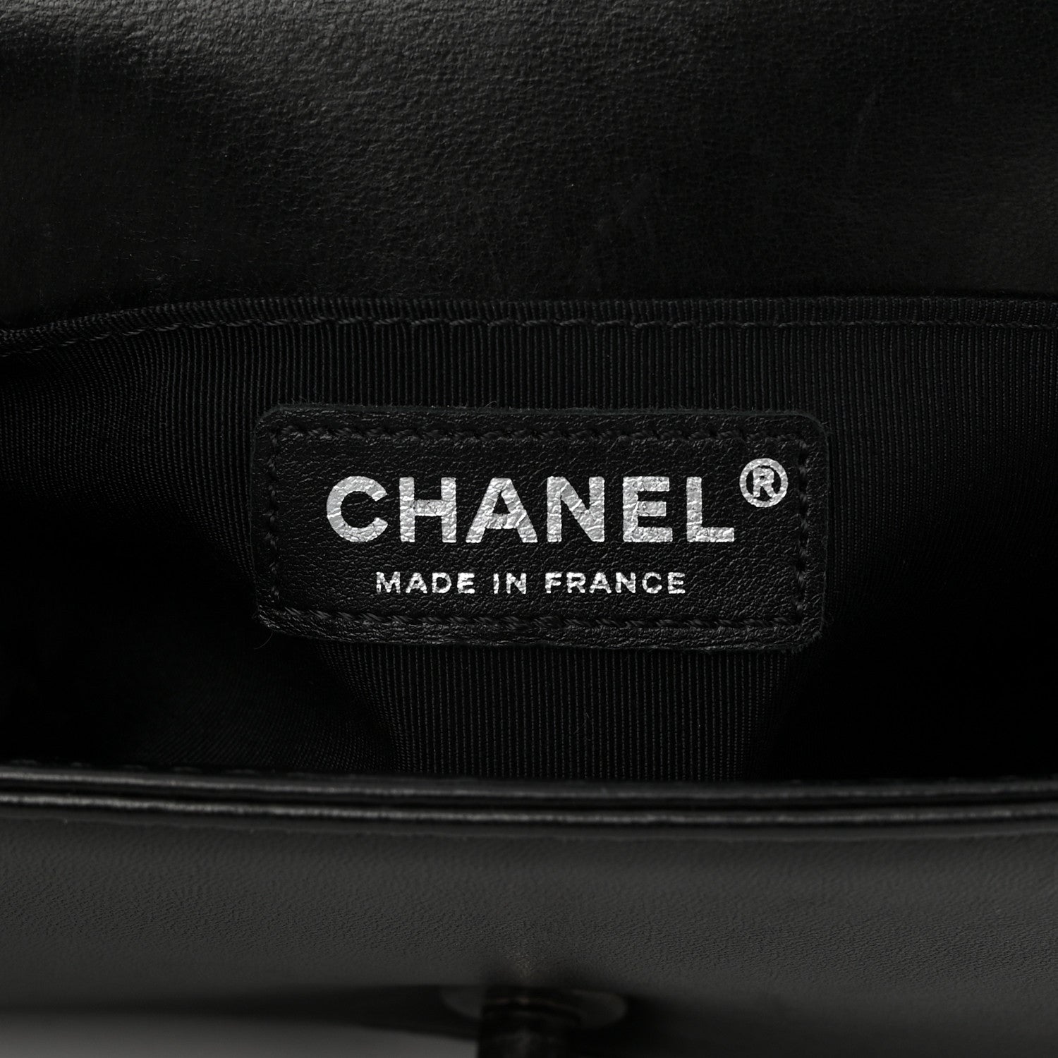 Chanel Lambskin Quilted Small Boy Flap Black Blue 6 of 12