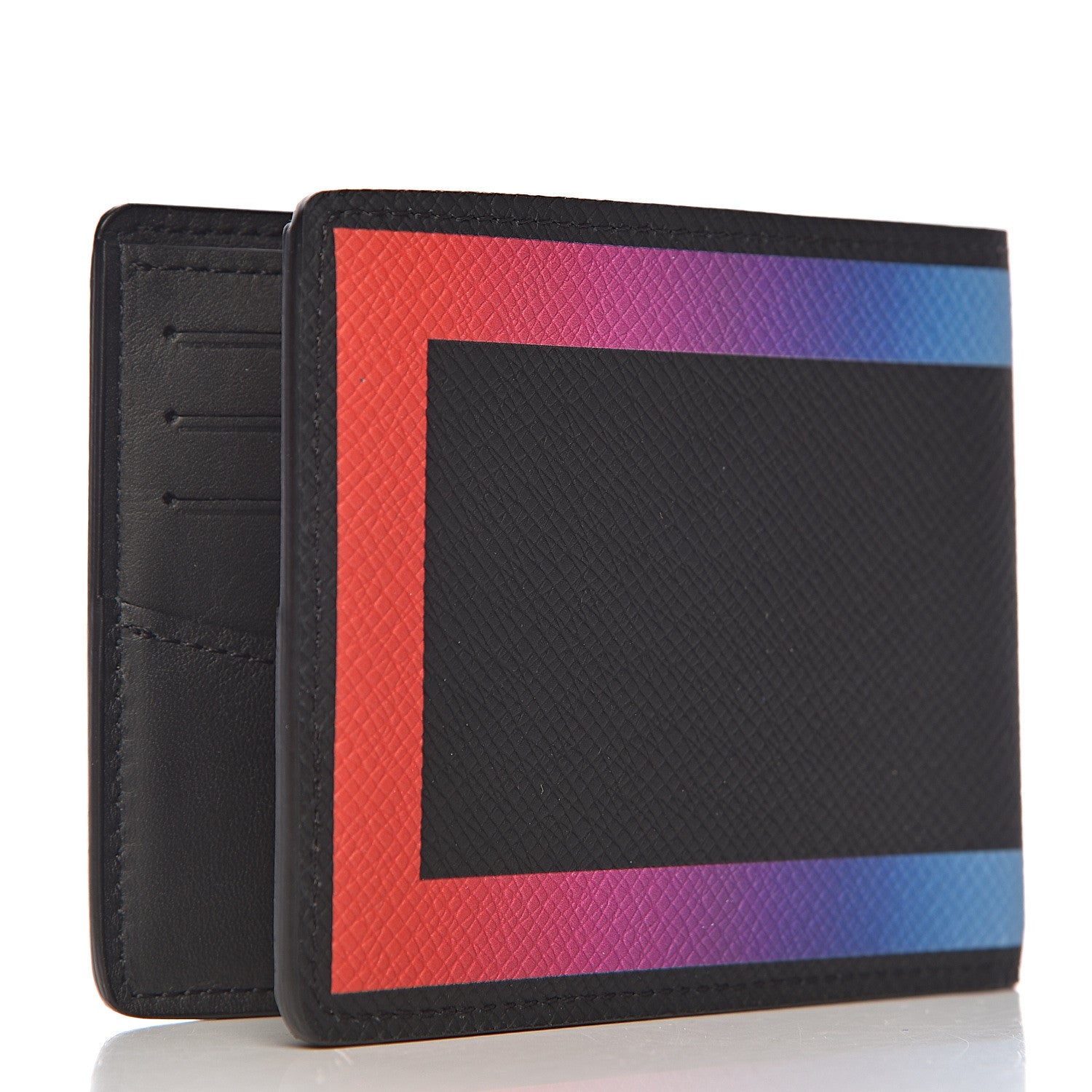 Louis Vuitton Taiga Rainbow Slender Wallet Black 3 of 7