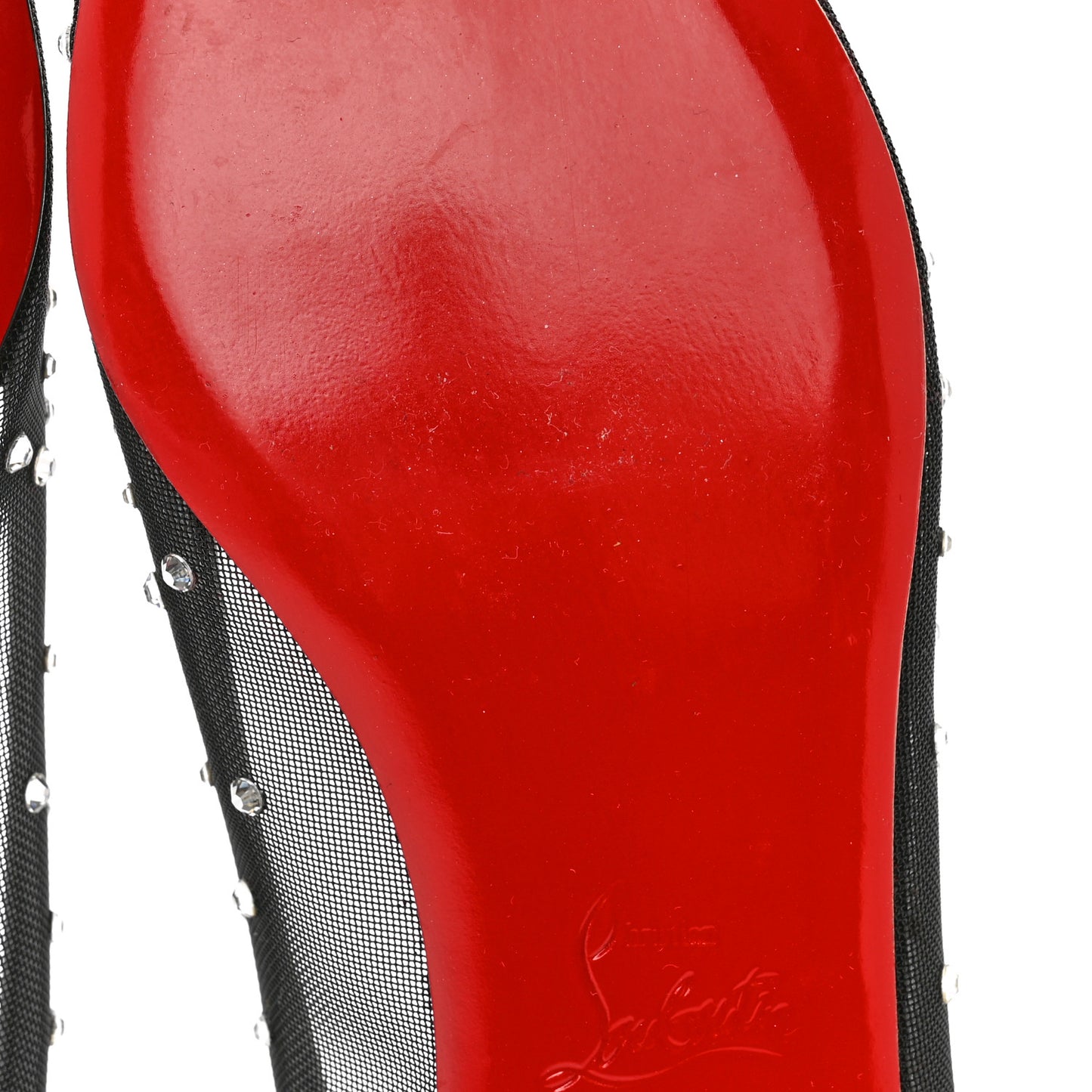 Crystal Strass Follies Flats 36.5 Black