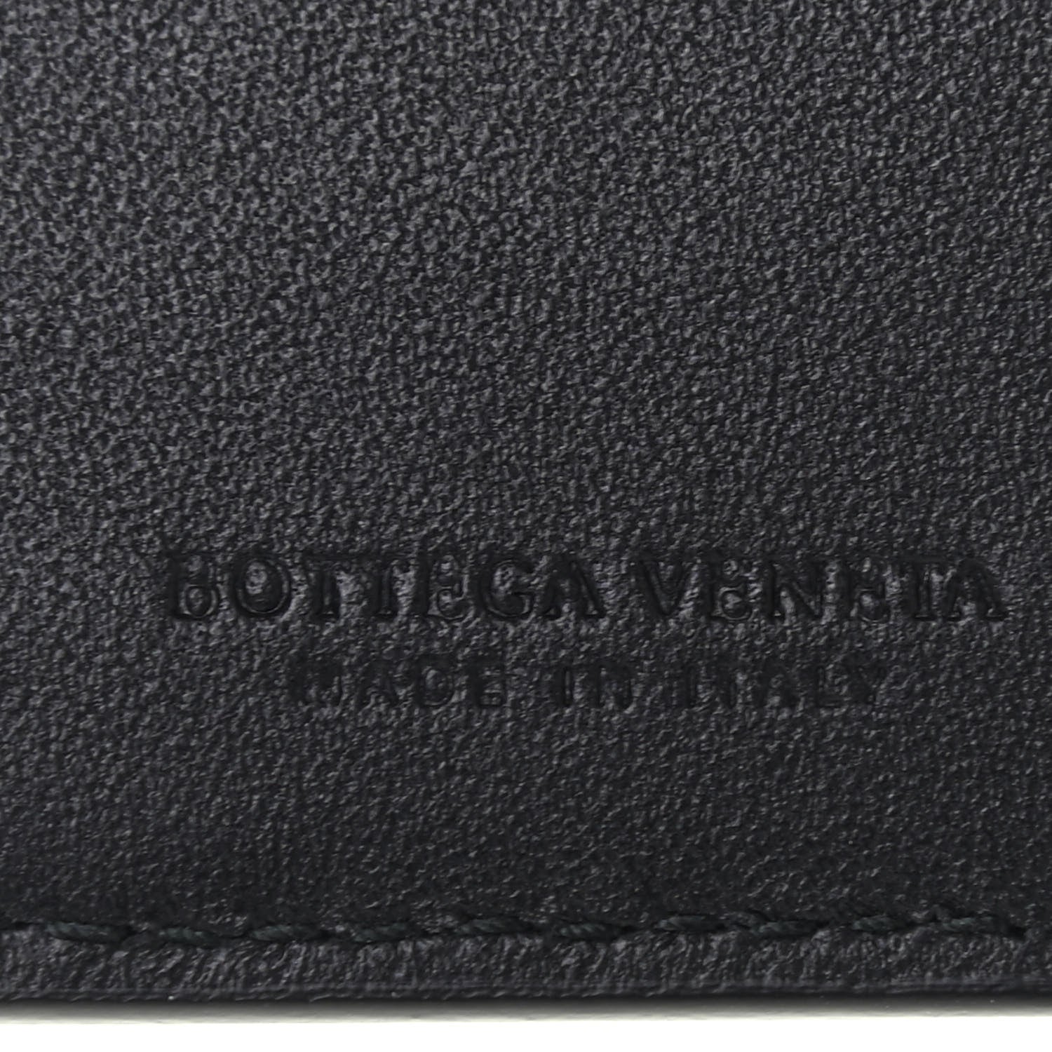 Bottega Veneta Nappa Intrecciato Paint Splatter Print Bi-Fold Wallet Black 6 of 8