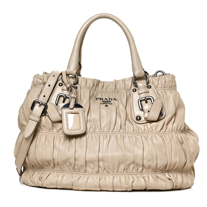 Prada Nappa Gaufre Tote Cera 1 of 11