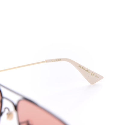 Gucci Aviator Sunglasses GG0514S Gold 6 of 7