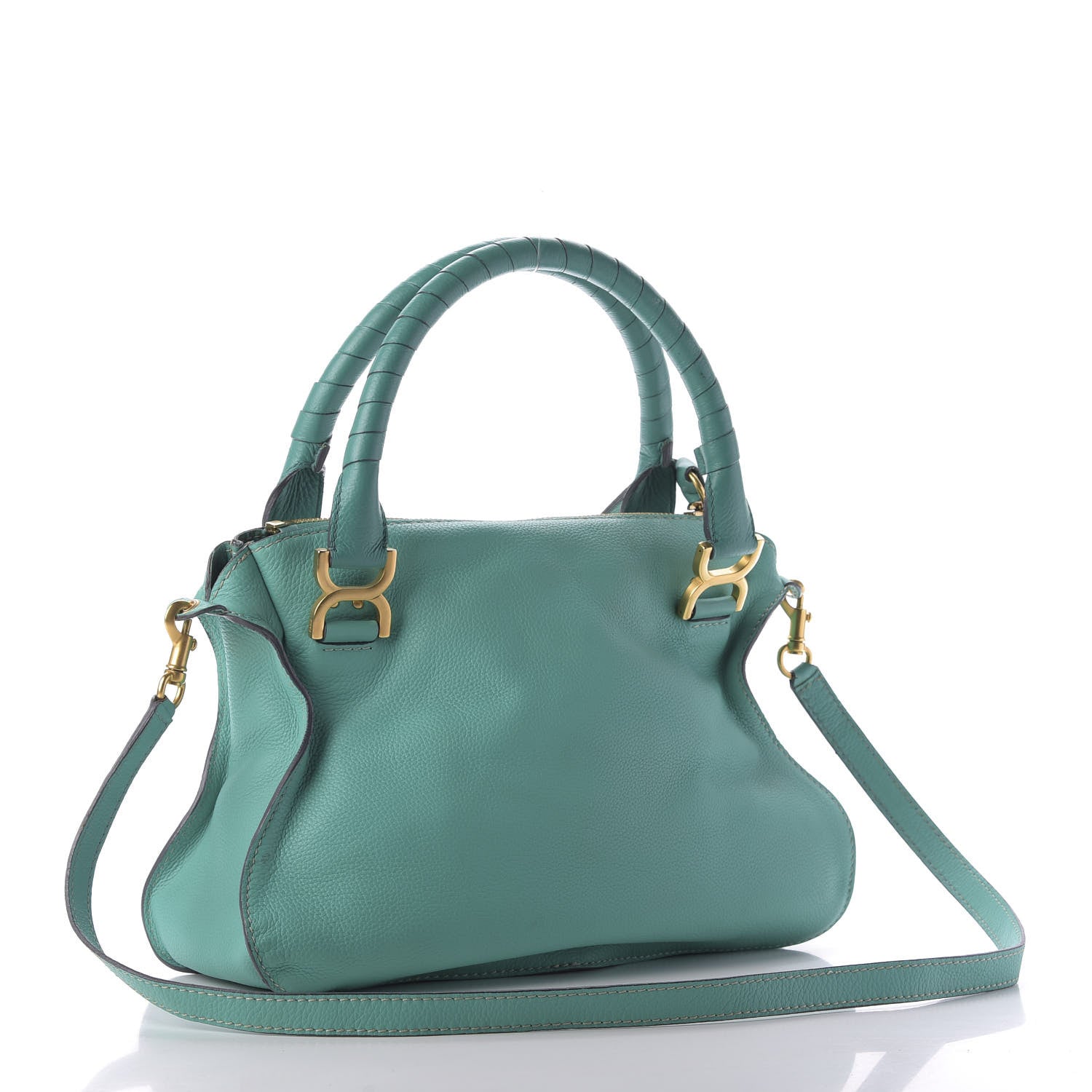 Chloe Calfskin Medium Marcie Satchel Jade Green 4 of 12