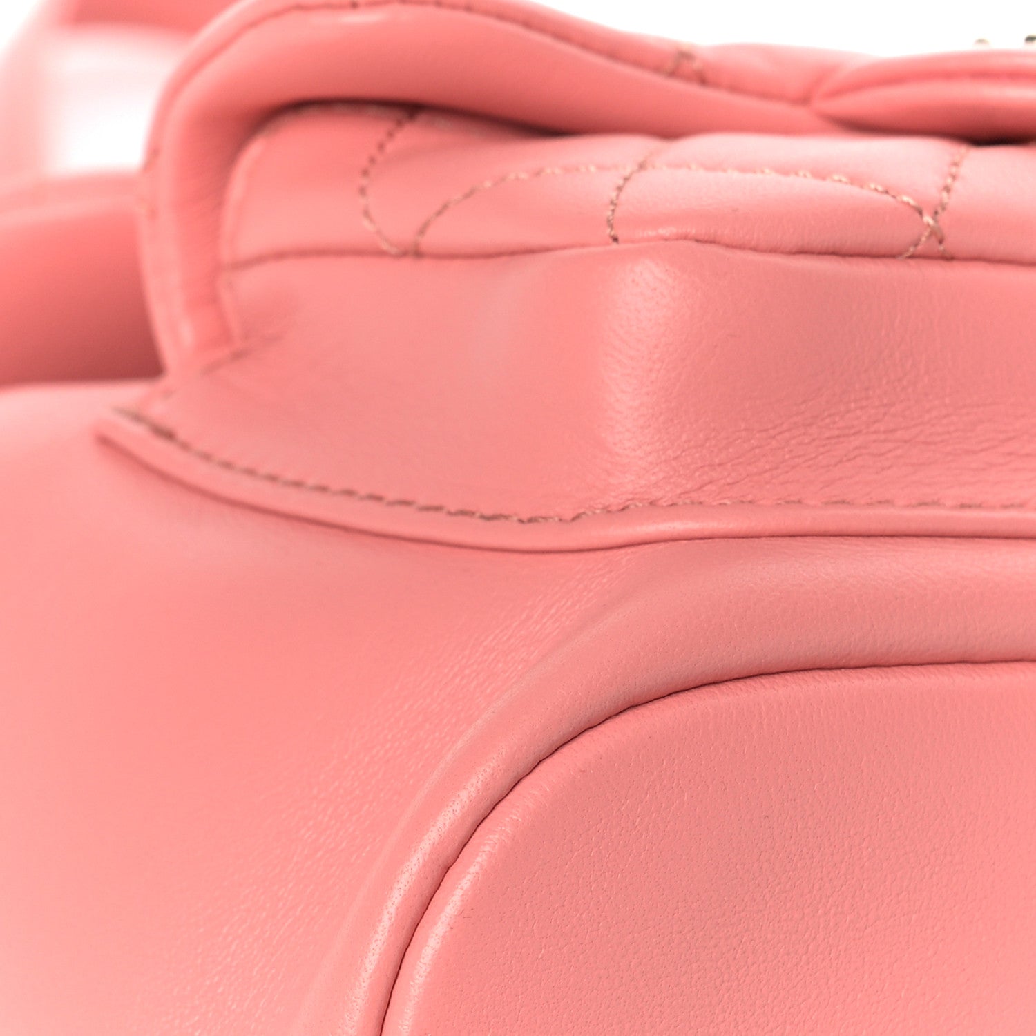 Chanel Lambskin Quilted Small Duma Drawstring Backpack Pink 8 of 9