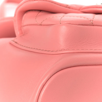 Chanel Lambskin Quilted Small Duma Drawstring Backpack Pink 8 of 9