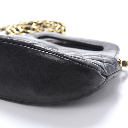 Chanel Lambskin Quilted CC Shoulder Bag Black 7 of 10