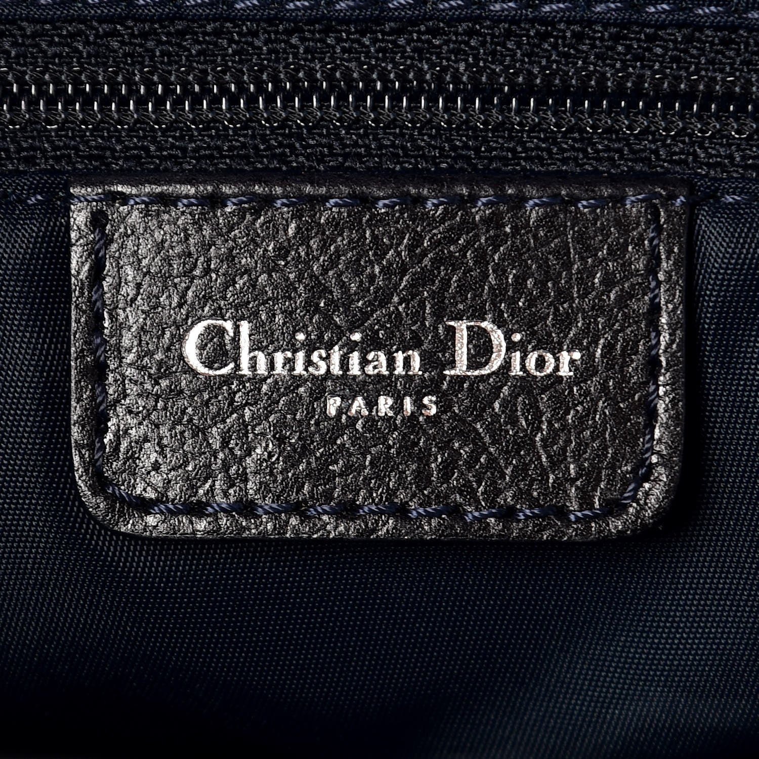 Christian Dior Denim Monogram Flight Saddle Bag 6 of 7