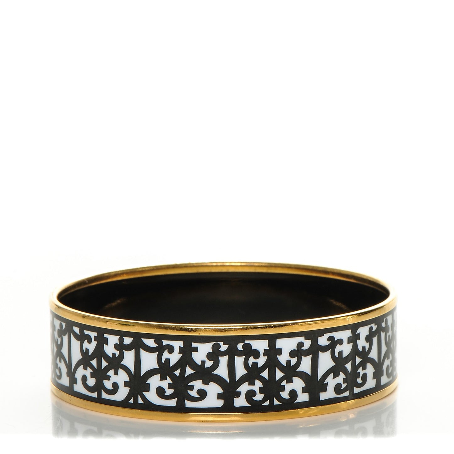 Enamel Printed Wide Balcons du Guadalquivir Bracelet 65 Black