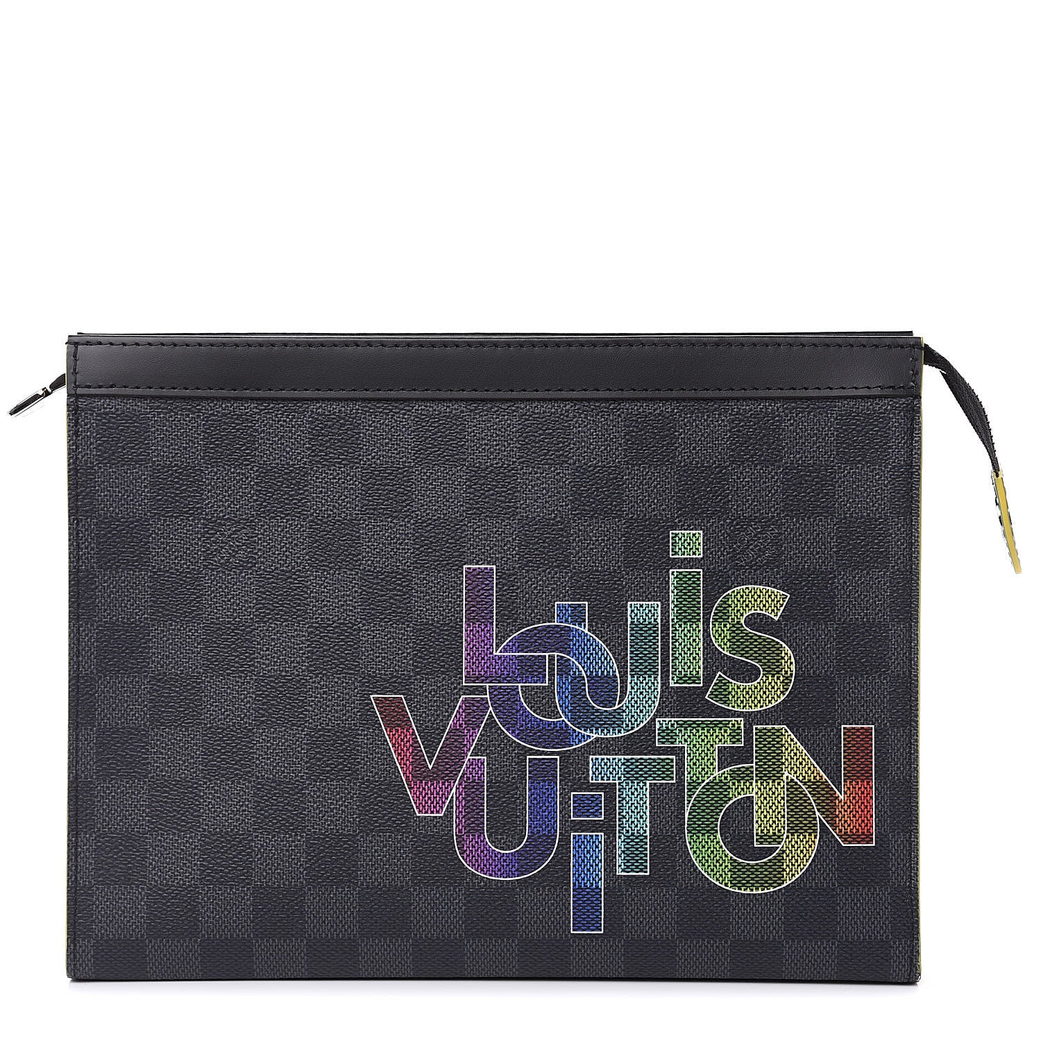 Louis Vuitton Damier Graphite Pochette Voyage MM Yellow 1 of 10