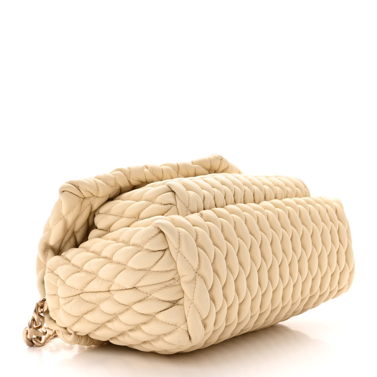 Proenza Schouler Lambskin Quilted PS Harris Small Shoulder Bag Beige 4 of 10