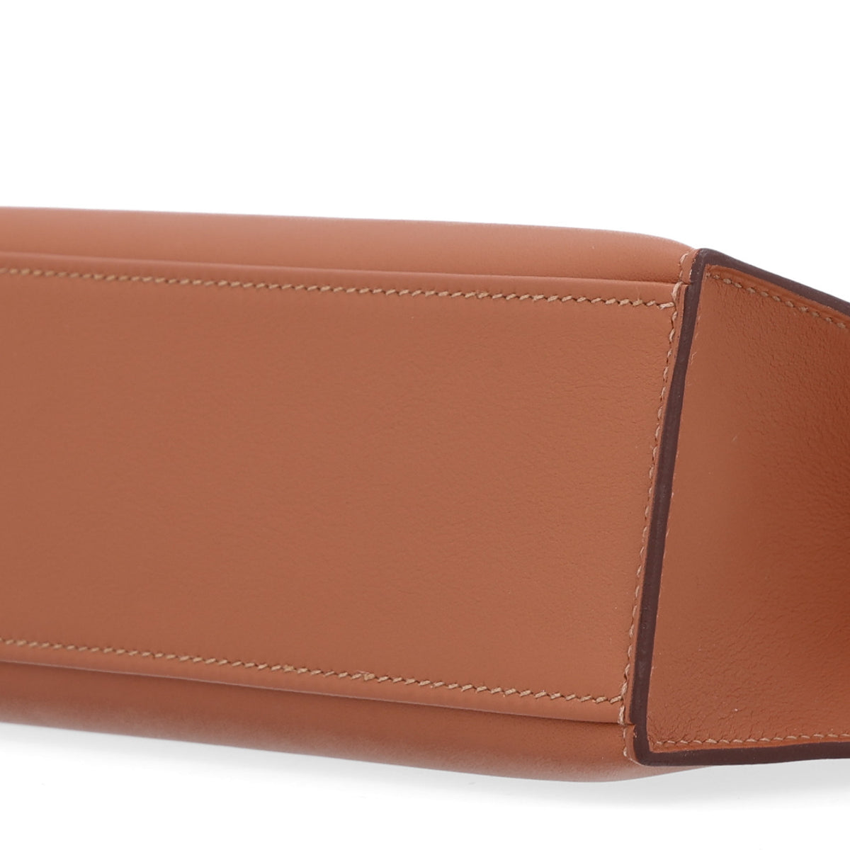 Hermes Swift Horseshoe Kelly Pochette Clutch Gold Rouge H 2 of 11