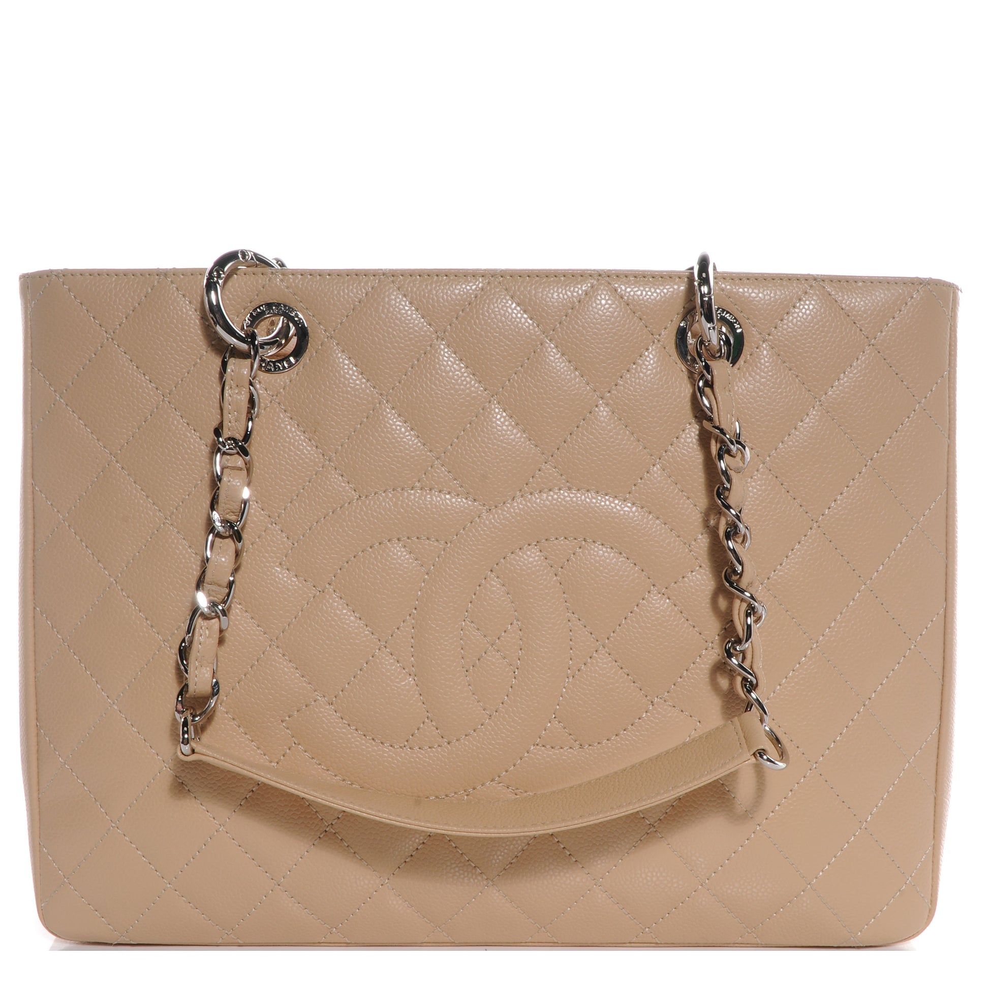 Chanel Caviar Grand Shopping Tote GST Beige Clair 1 of 9